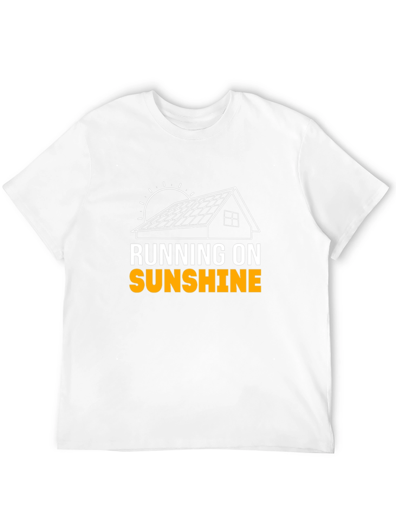 Running on Sunshine Solar Panel T-Shirt