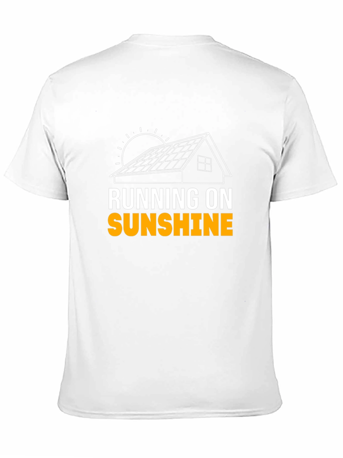 Running on Sunshine Solar Panel T-Shirt