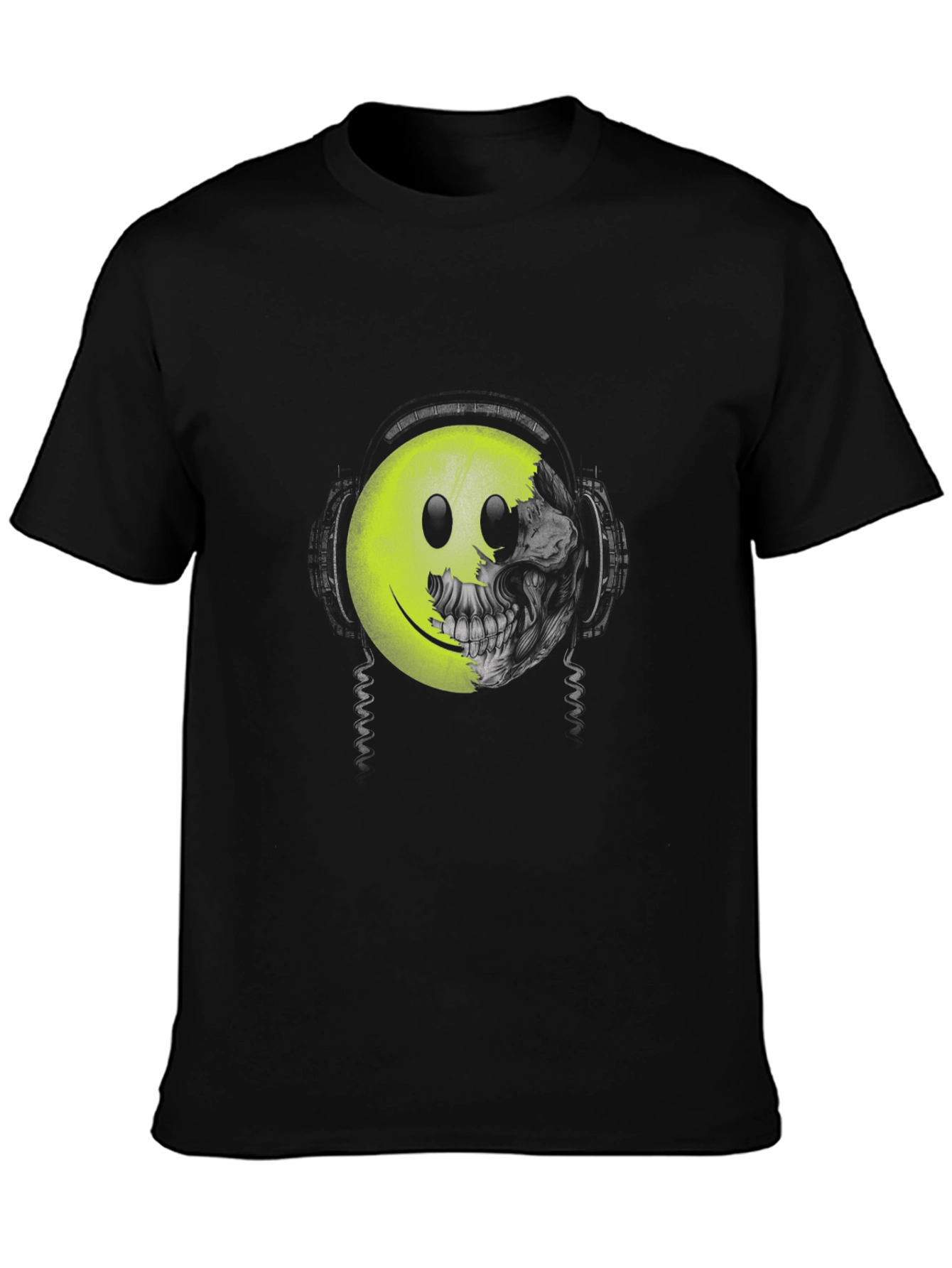 Skull Smiley Face T-Shirt