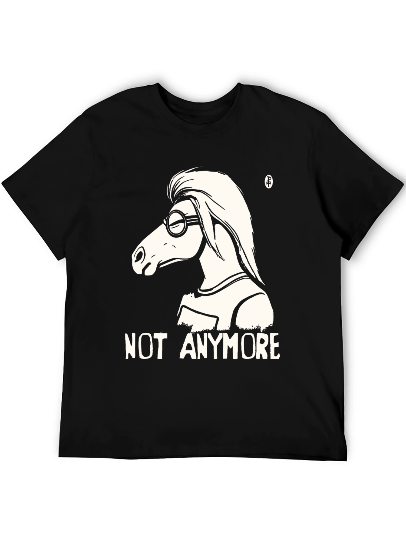 Horse with Glasses T-Shirt - Not Anymore