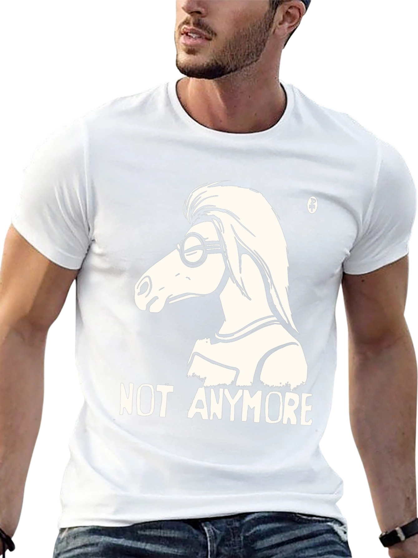 Horse with Glasses T-Shirt - Not Anymore