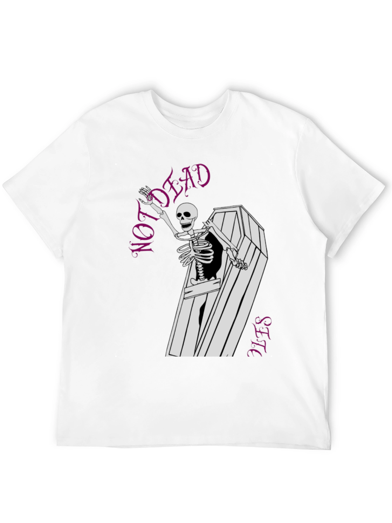 Not Dead Yet Skeleton Graphic Tee