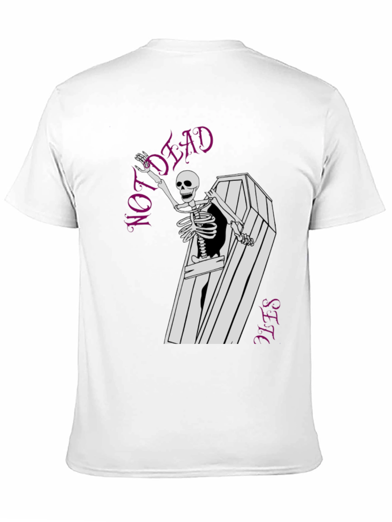 Not Dead Yet Skeleton Graphic Tee