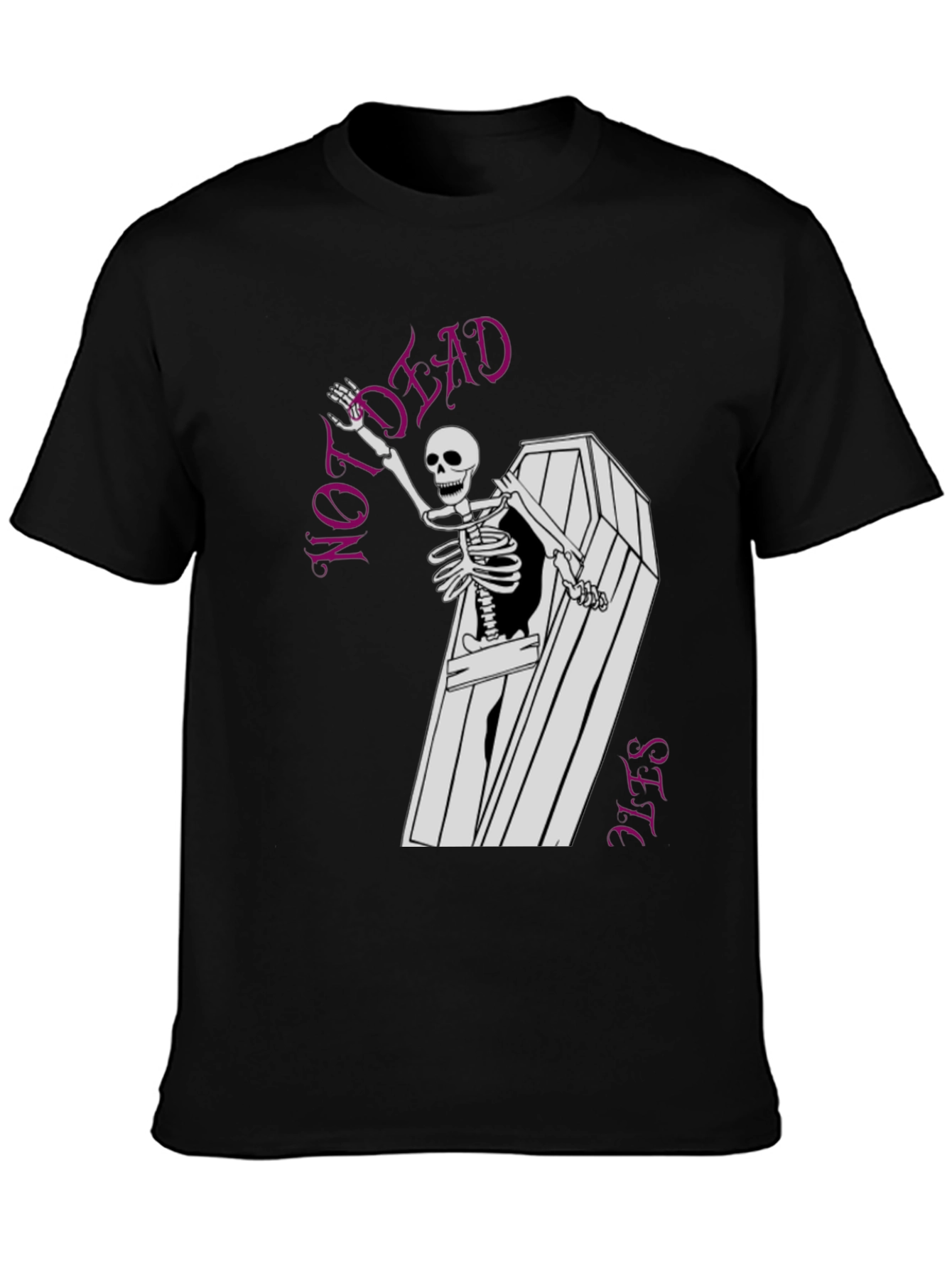 Not Dead Yet Skeleton Graphic Tee