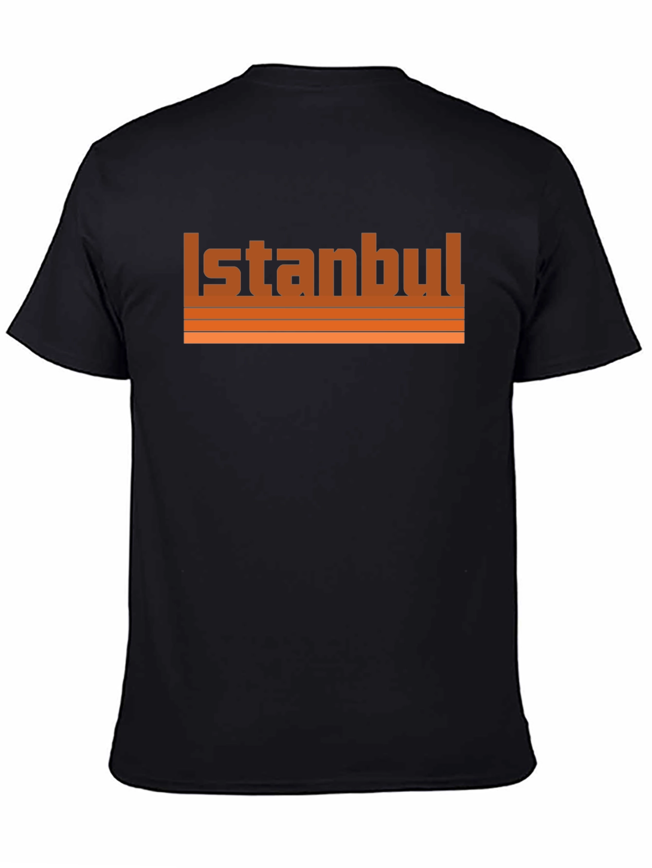 Istanbul Retro Style Black Graphic Tee