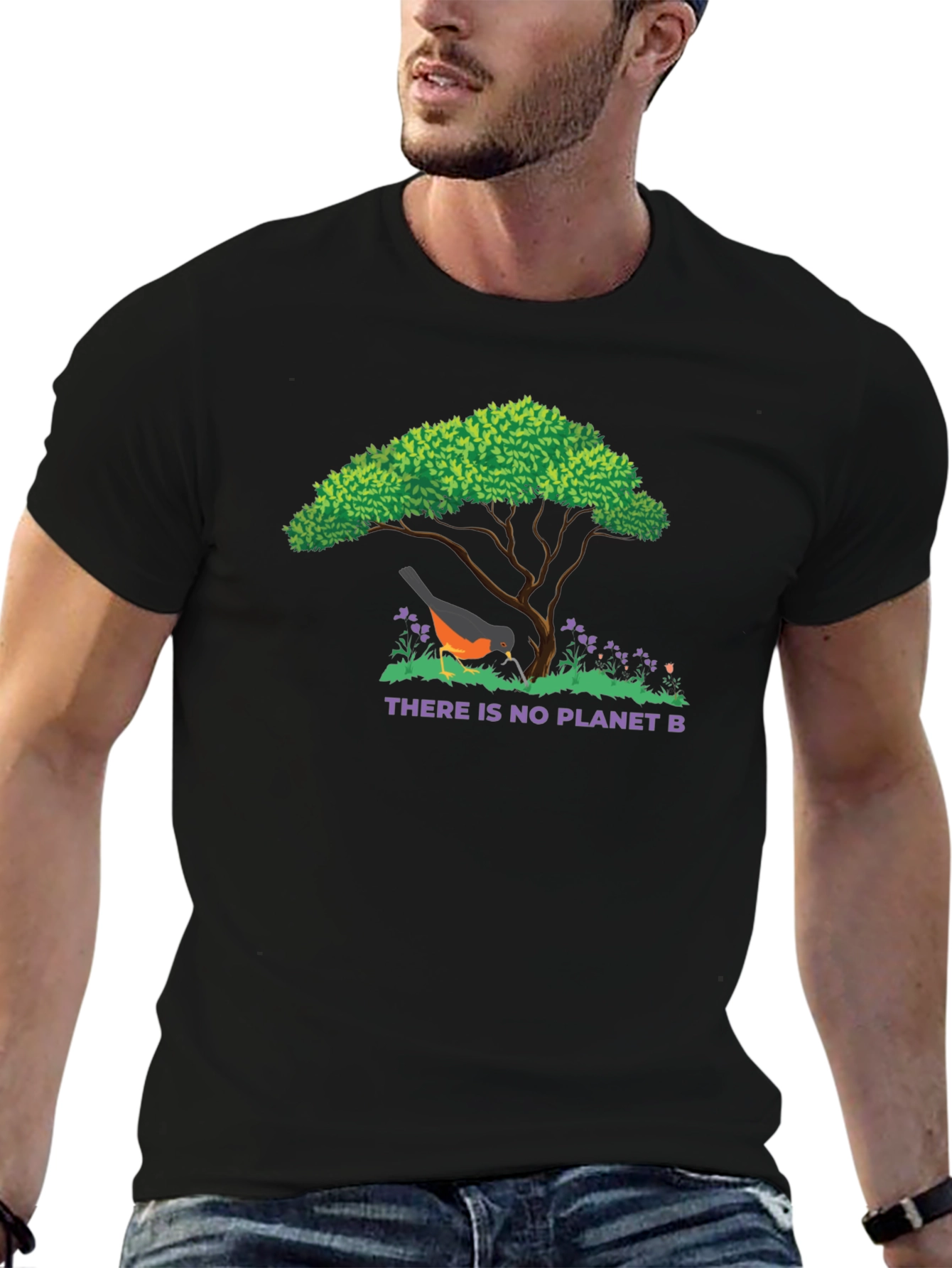 Eco-Friendly No Planet B Graphic T-Shirt