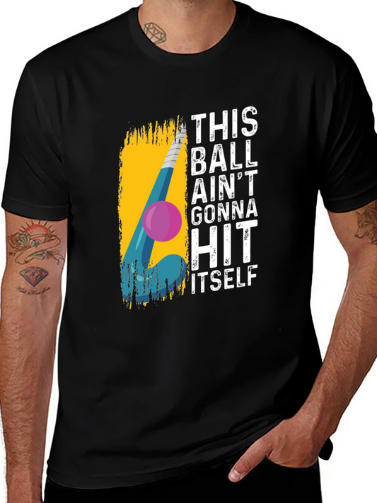 Funny Billiards T-Shirt - This Ball Aint Gonna Hit Itself