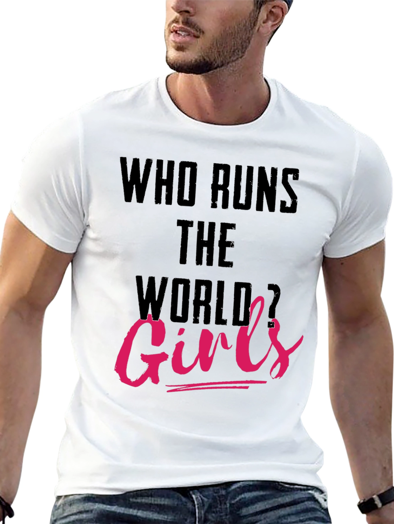 Who Runs the World Girls Tee