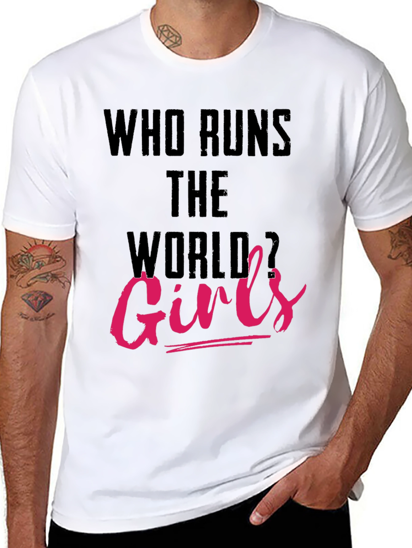 Who Runs the World Girls Tee