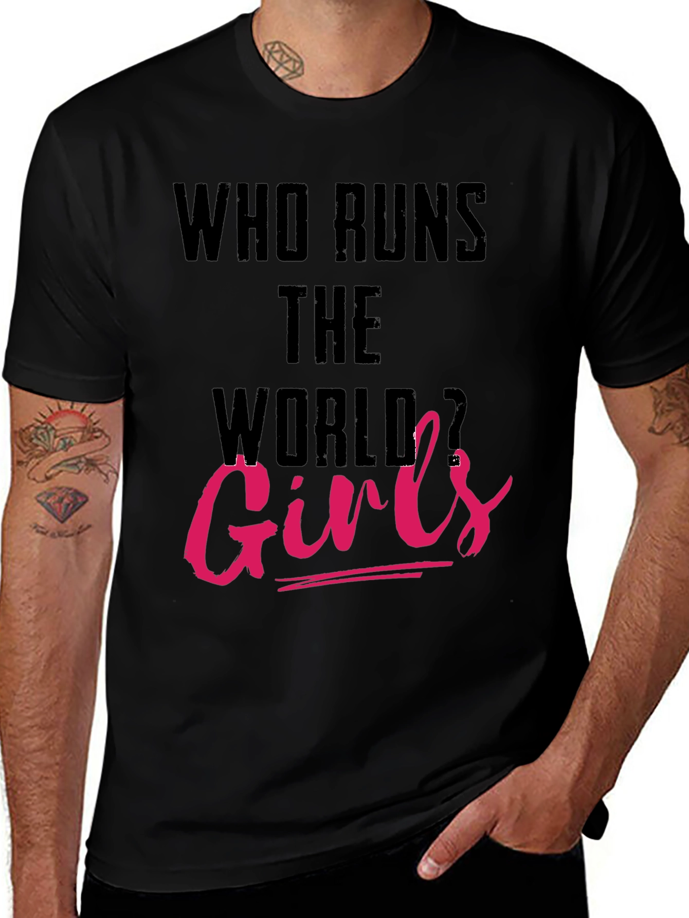 Who Runs the World Girls Tee