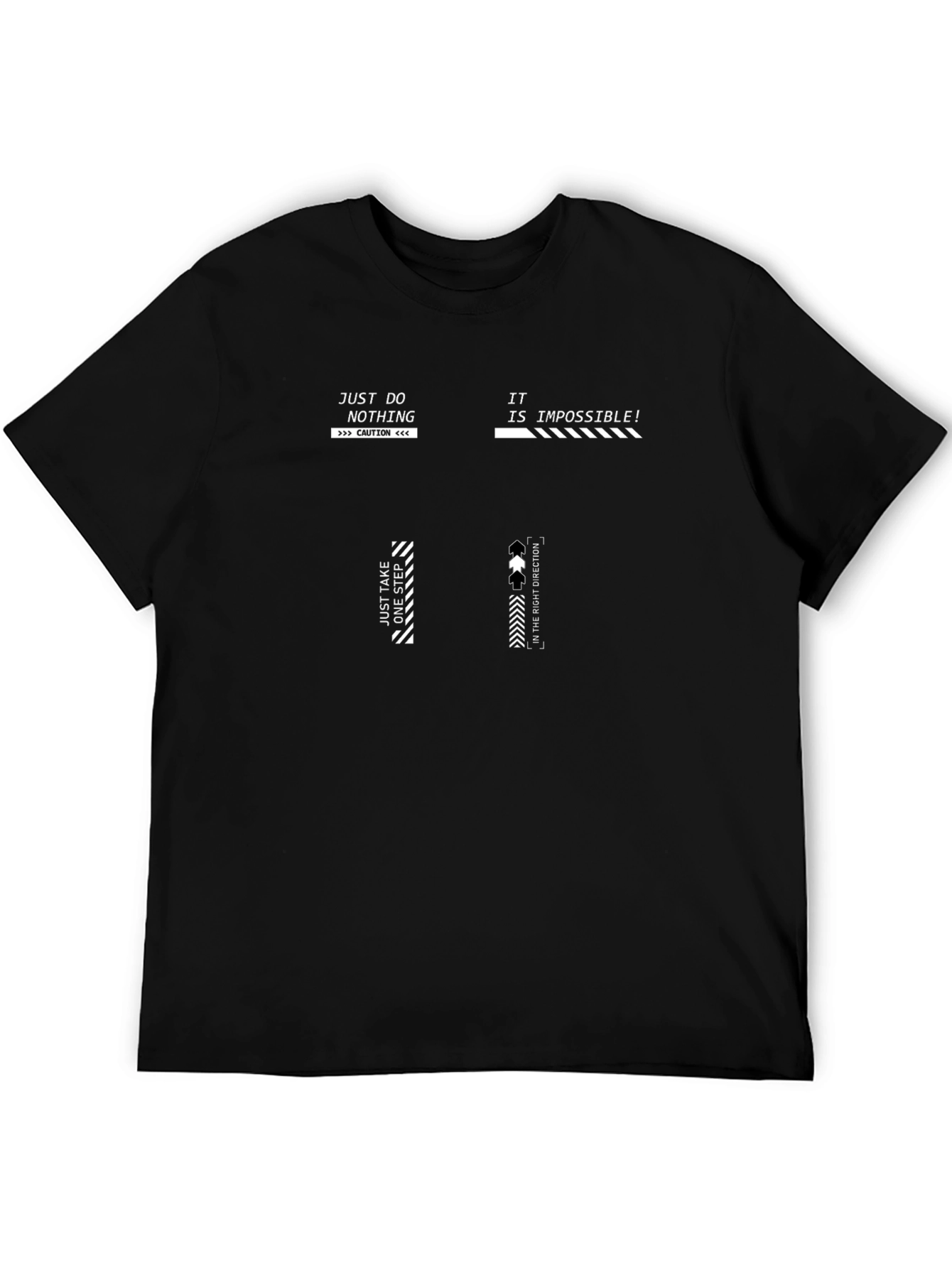 Motivational Graphic Print T-Shirt