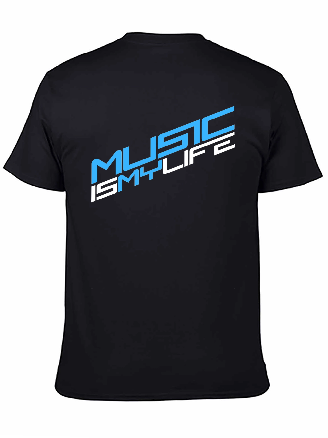 Music Is My Life Black T-Shirt
