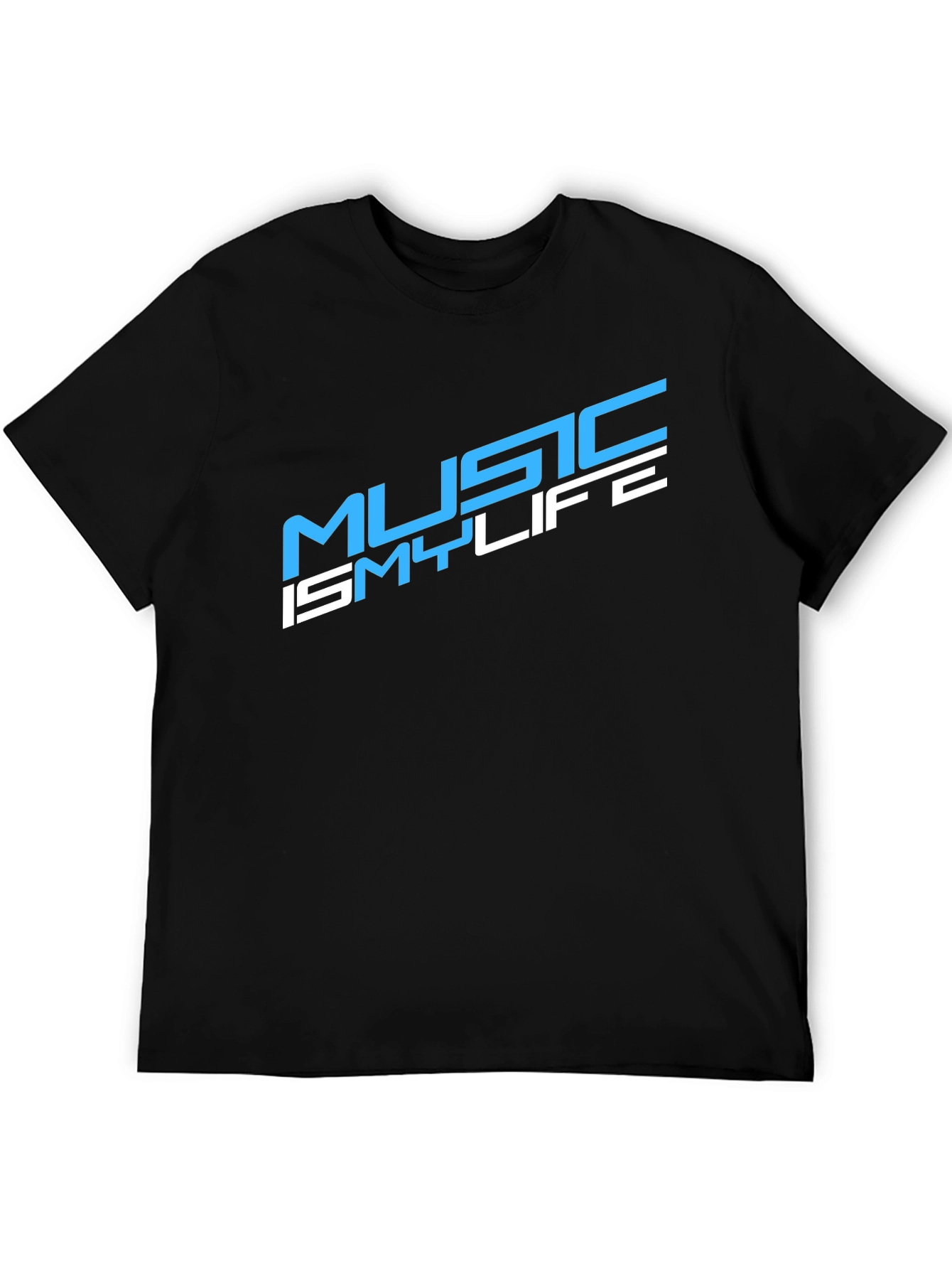 Music Is My Life Black T-Shirt