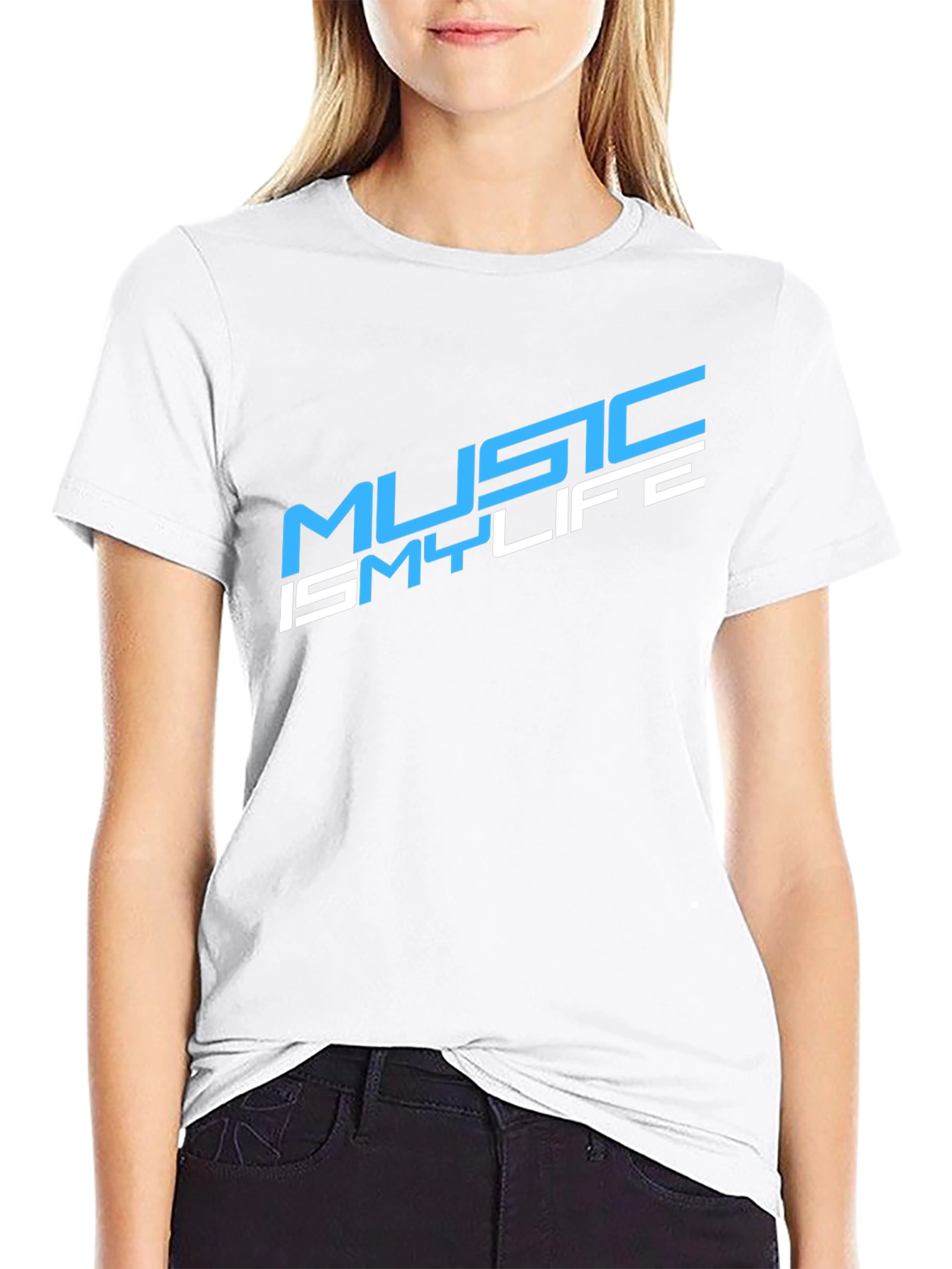 Music Is My Life Black T-Shirt