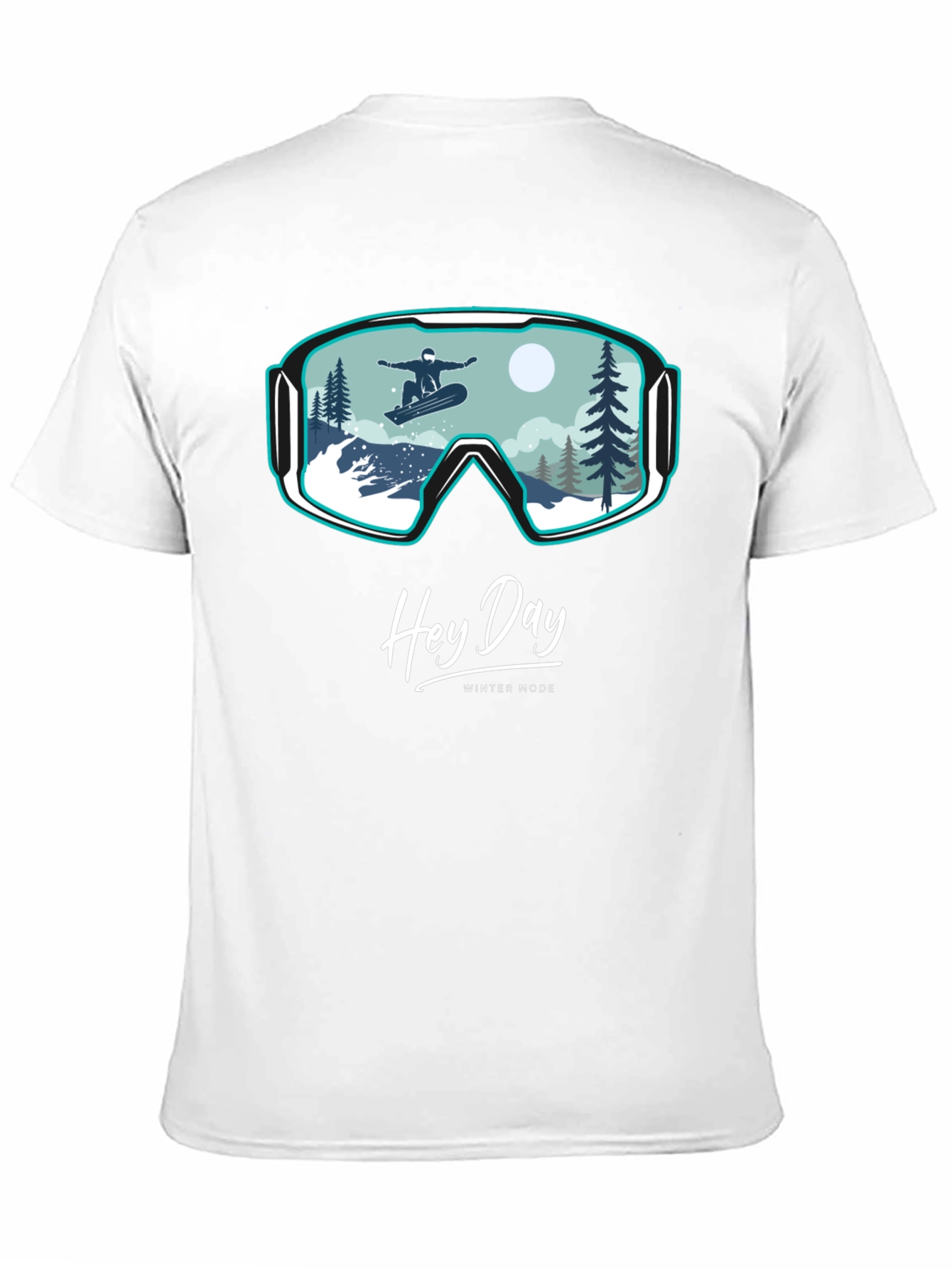 Winter Mode Graphic Tee - Hey Day Snowboard Design