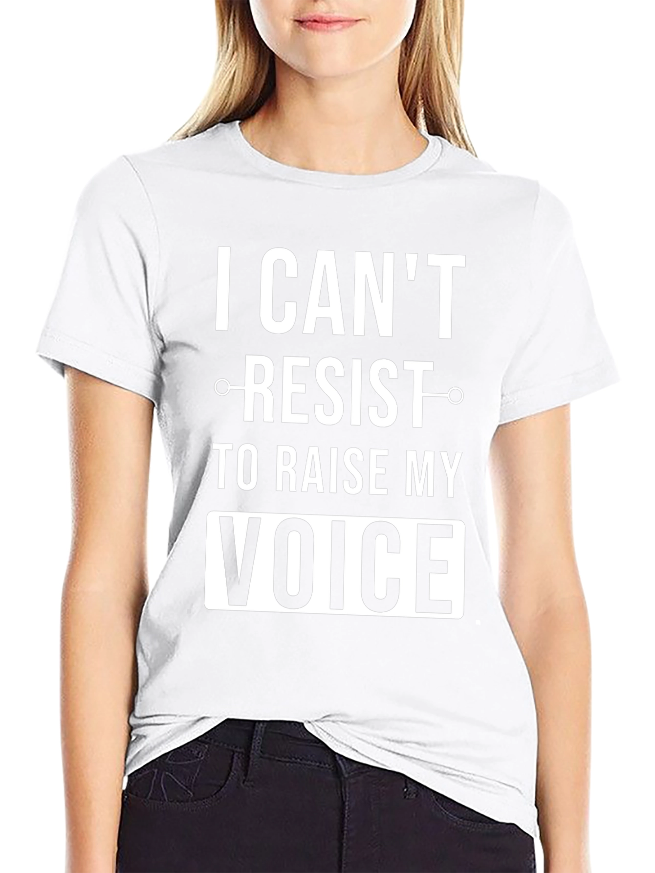 I Cant Resist to Raise My Voice T-Shirt