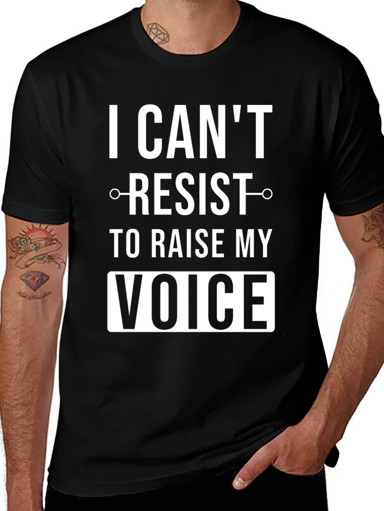 I Cant Resist to Raise My Voice T-Shirt