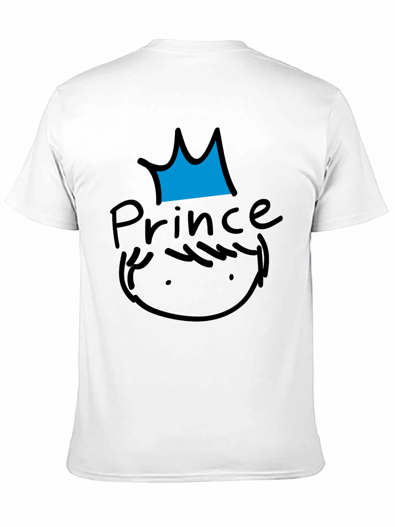 Prince Graphic Tee - Black Casual T-Shirt