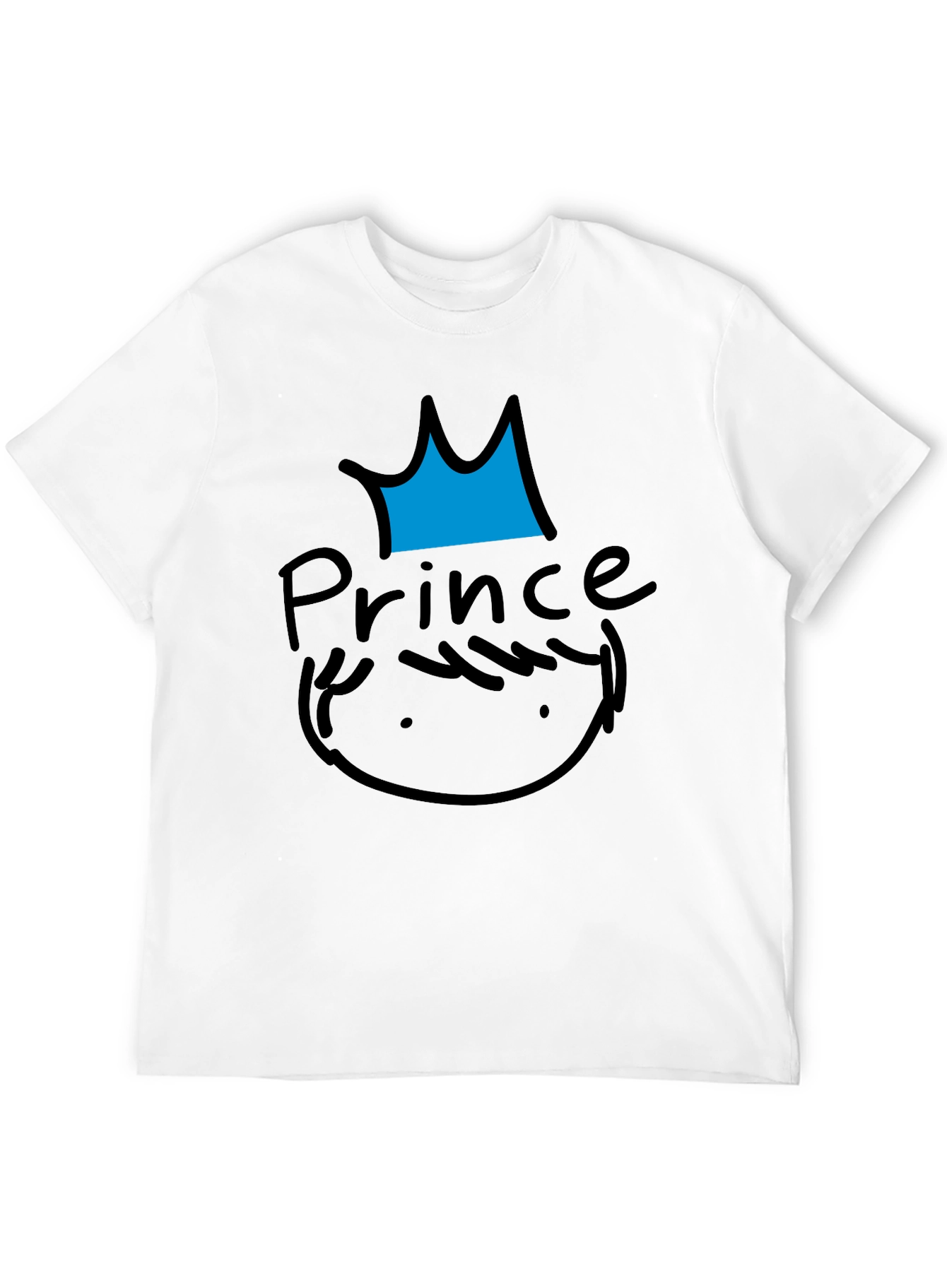 Prince Graphic Tee - Black Casual T-Shirt