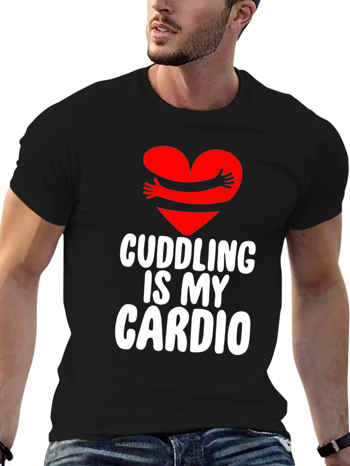 Cuddling Is My Cardio Graphic Tee