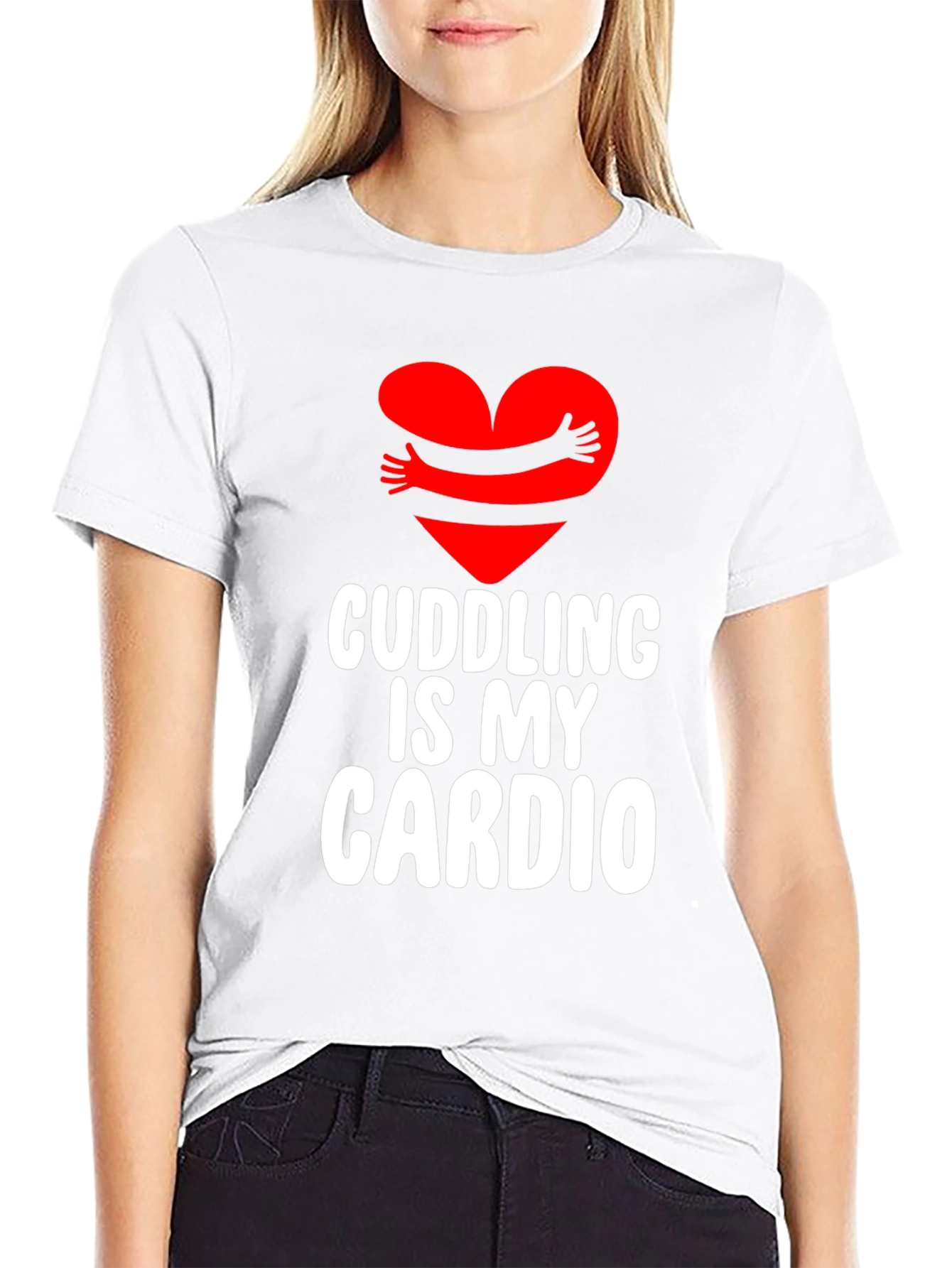 Cuddling Is My Cardio Graphic Tee