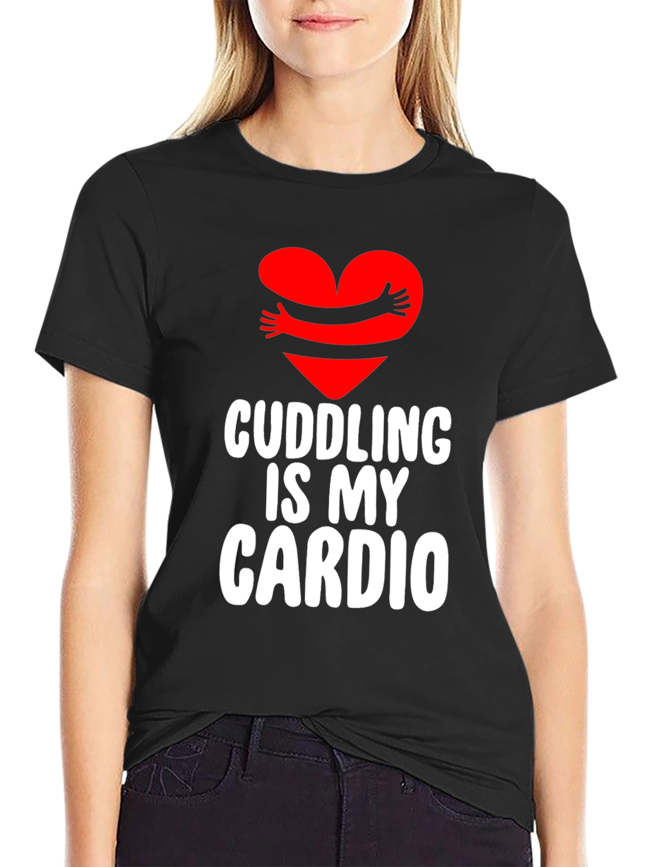 Cuddling Is My Cardio Graphic Tee