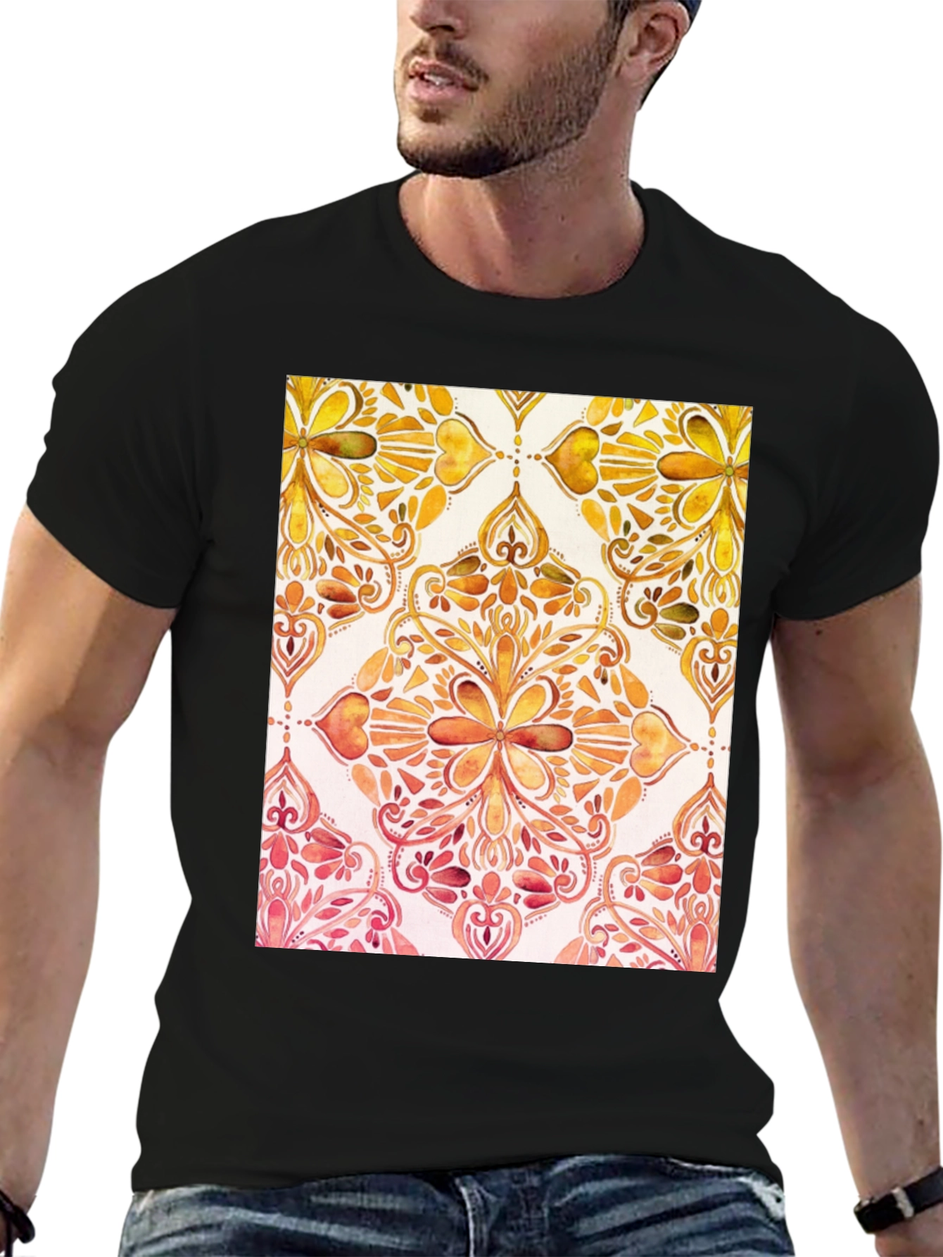 Elegant Watercolor Pattern T-Shirt