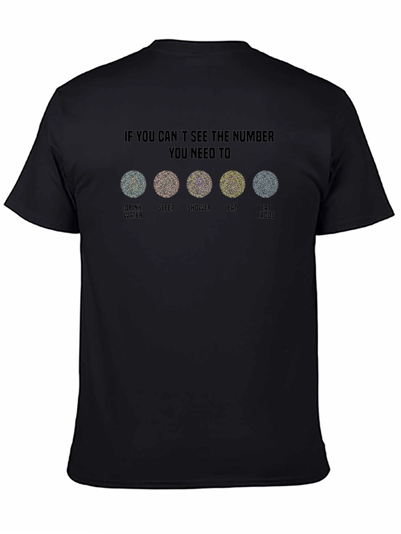 Ishihara-Inspired Vision Test T-Shirt