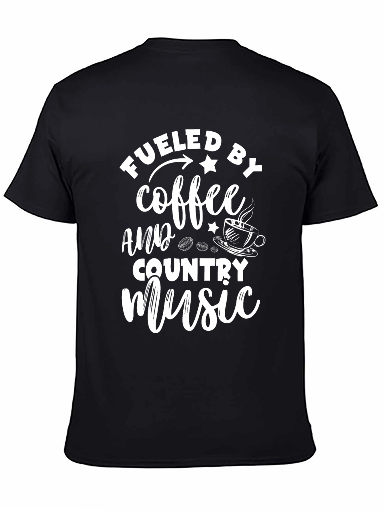 Fueled by Coffee & Country Music Graphic Tee