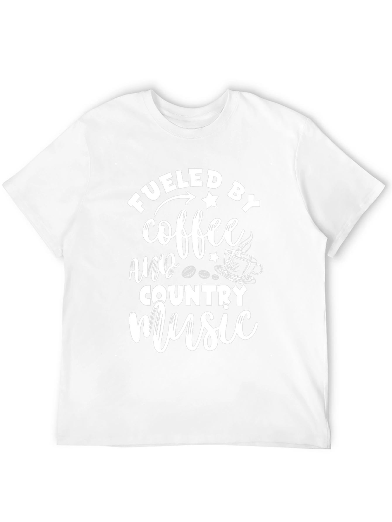 Fueled by Coffee & Country Music Graphic Tee