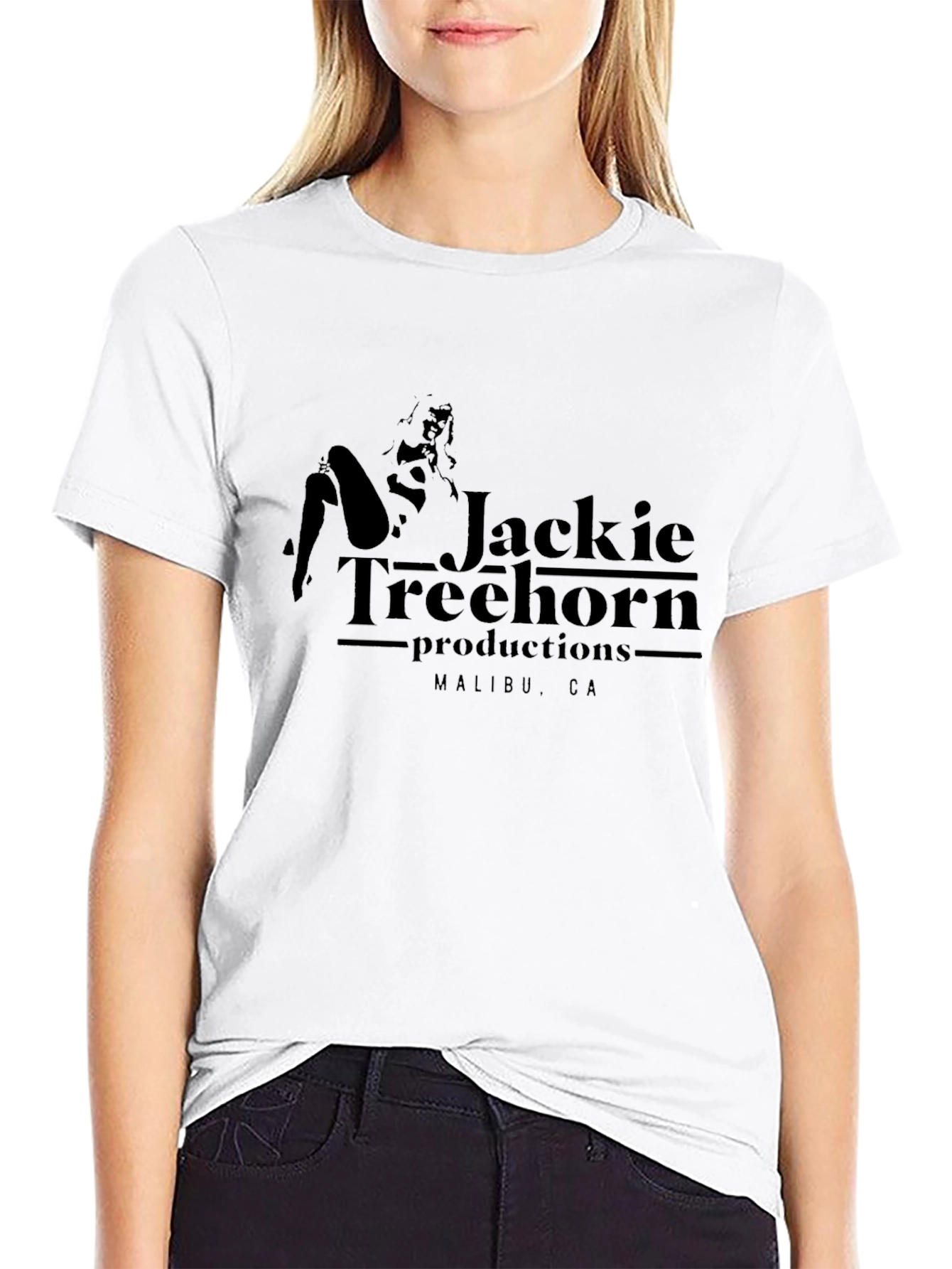Jackie Treehorn Productions Black T-Shirt