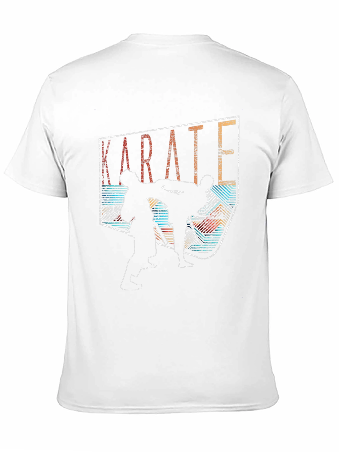 Karate Silhouette Graphic Tee - Martial Arts T-Shirt
