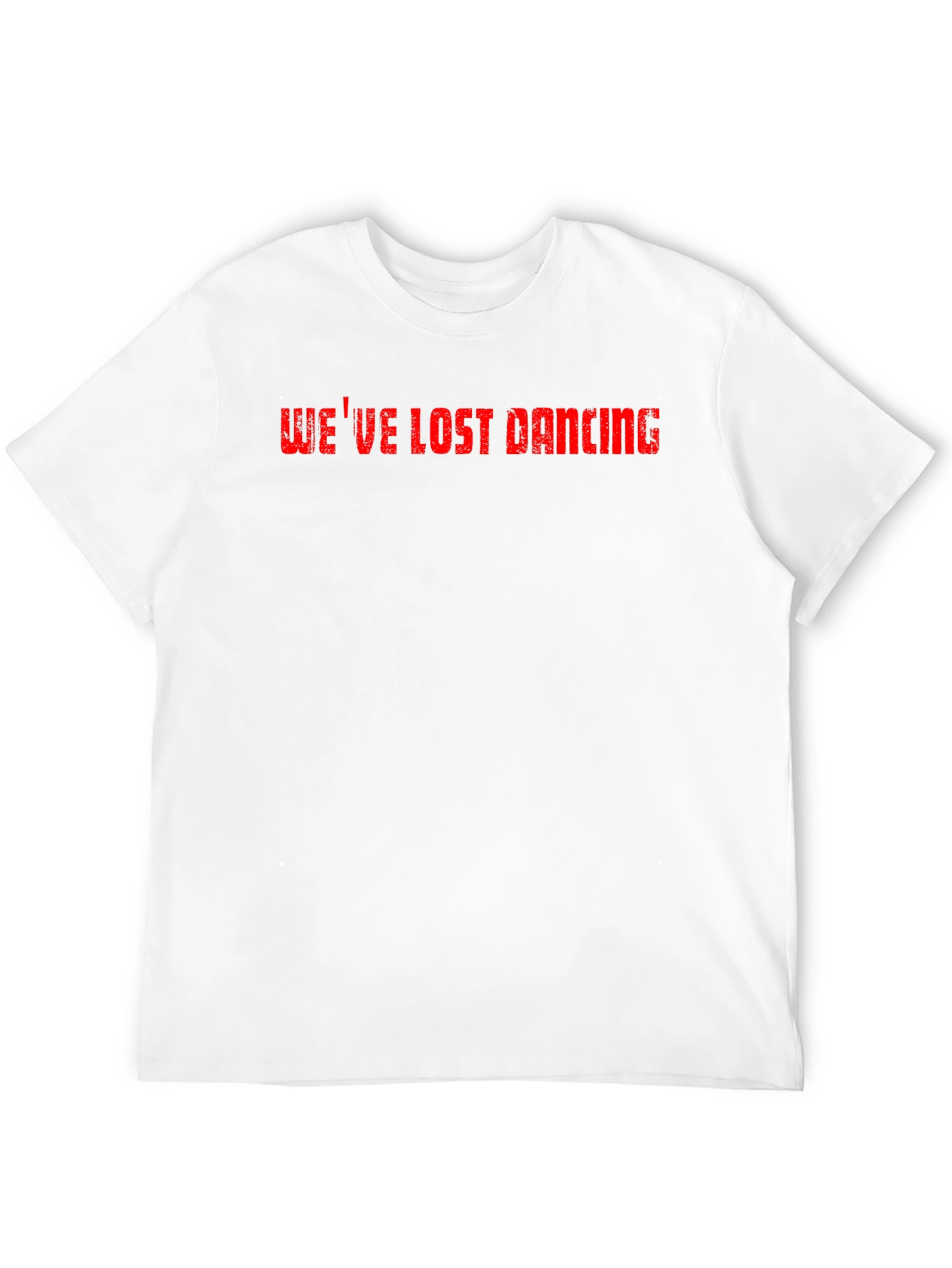 Weve Lost Dancing Graphic Tee - Black Cotton T-Shirt