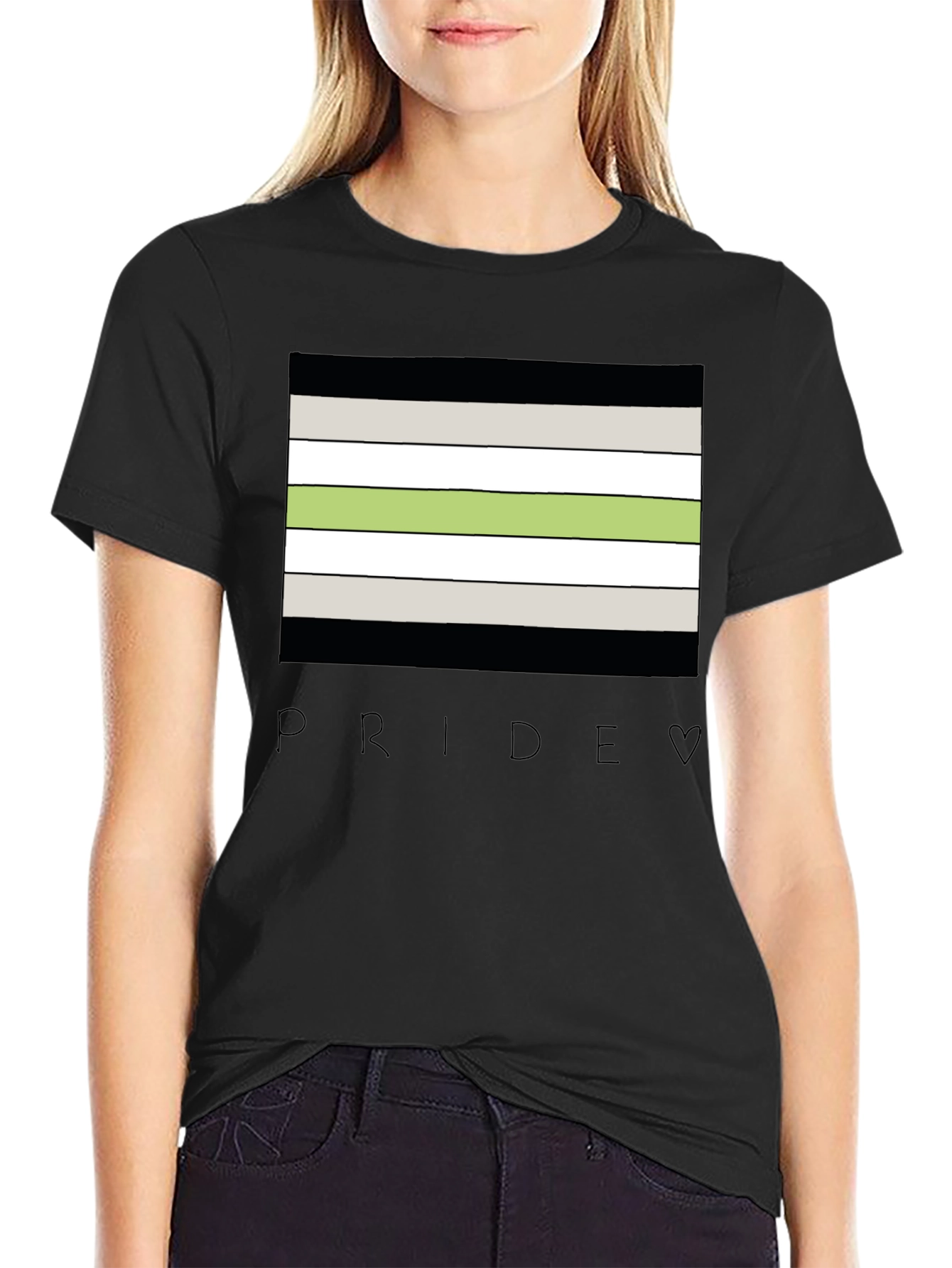 Agender Pride Flag T-Shirt