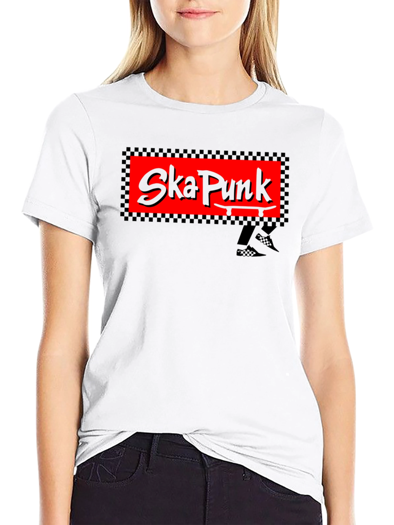 Ska Punk Graphic T-Shirt - Black