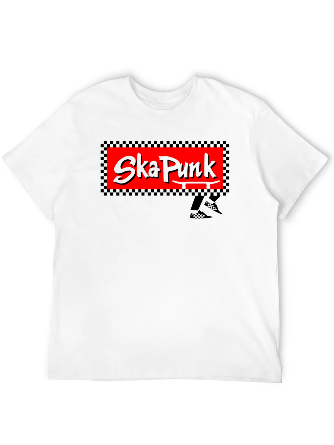 Ska Punk Graphic T-Shirt - Black