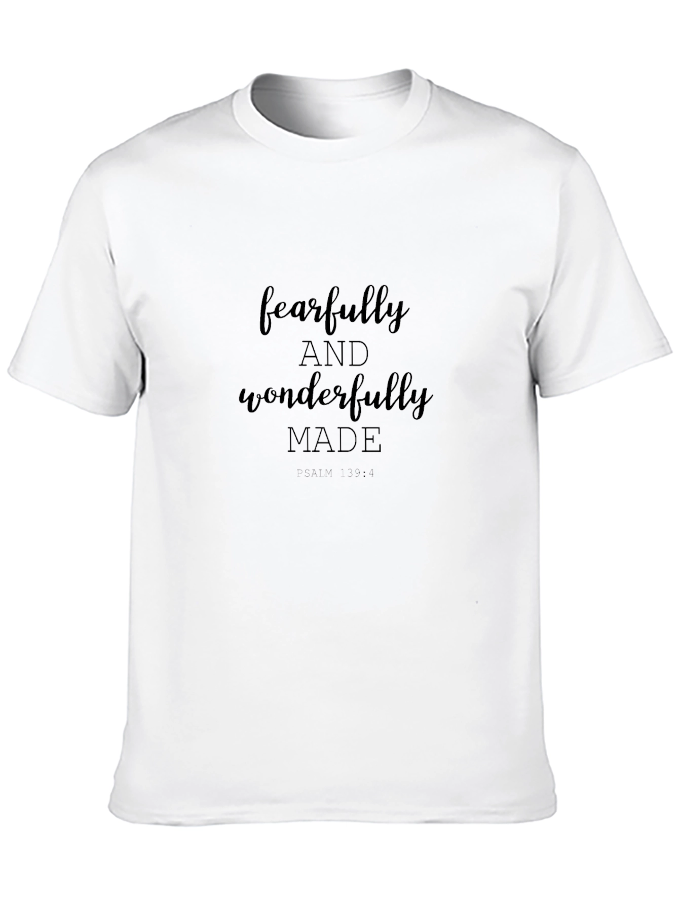 Fearfully & Wonderfully Made Black T-Shirt