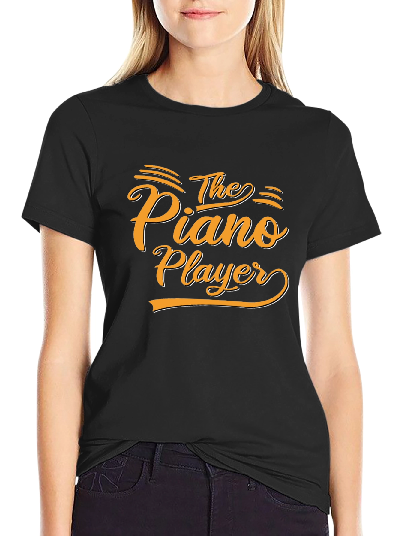The Piano Player Graphic Tee - Stylish Musician T-Shirt