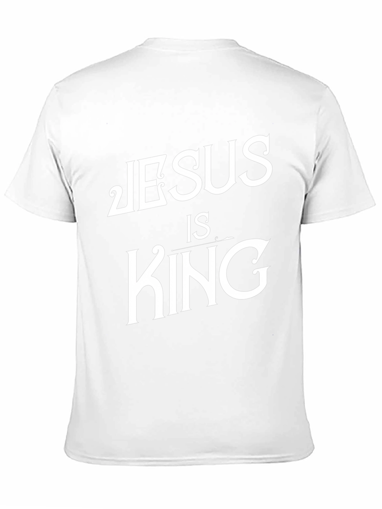 Jesus is King Graphic Tee - Black Cotton T-Shirt