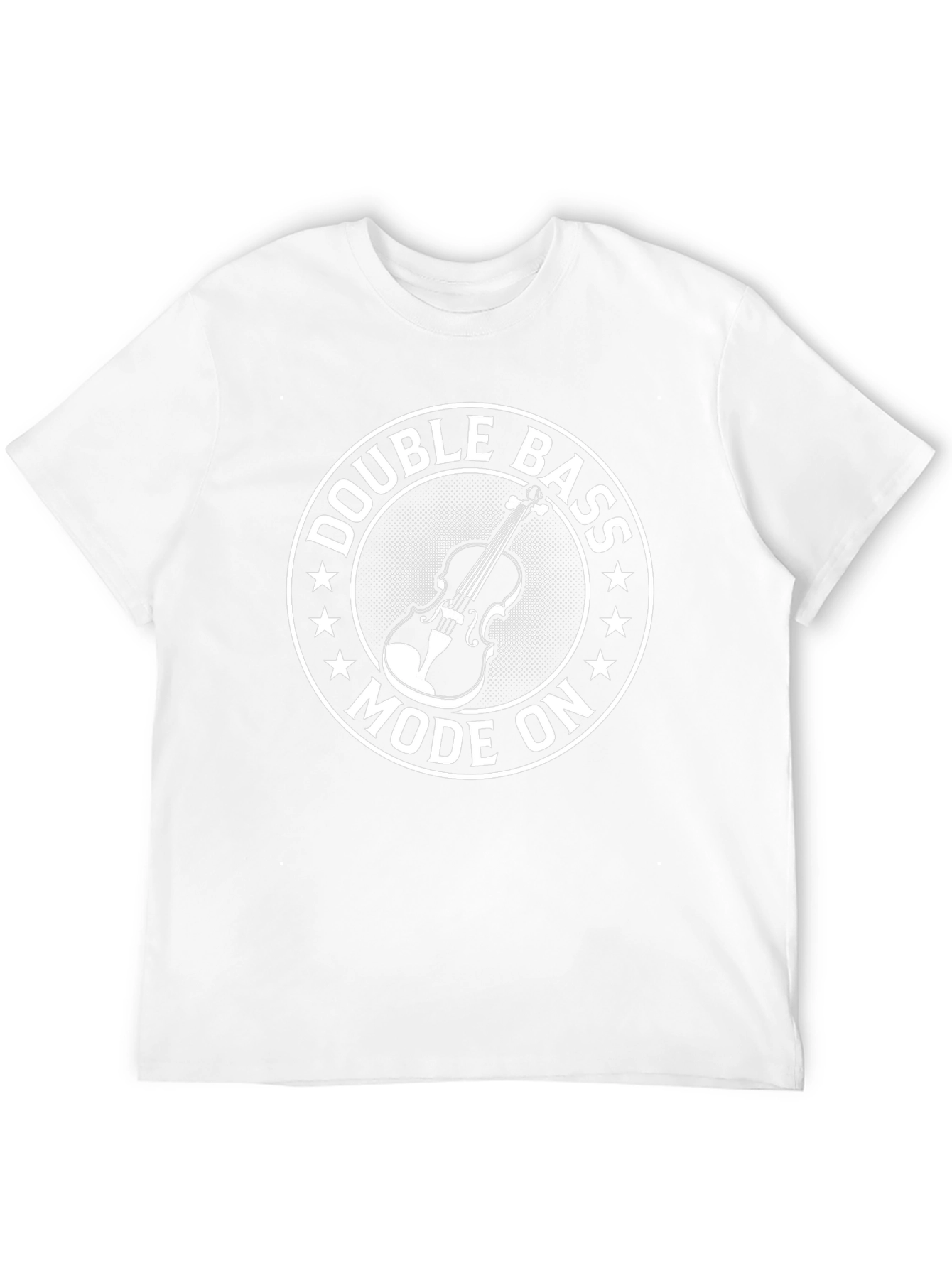 Double Bass Mode On T-Shirt Music Lover Tee