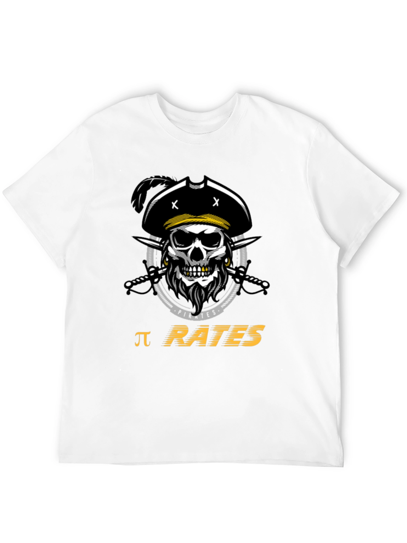 Pi Rates Pirate T-Shirt - Black Cotton Tee