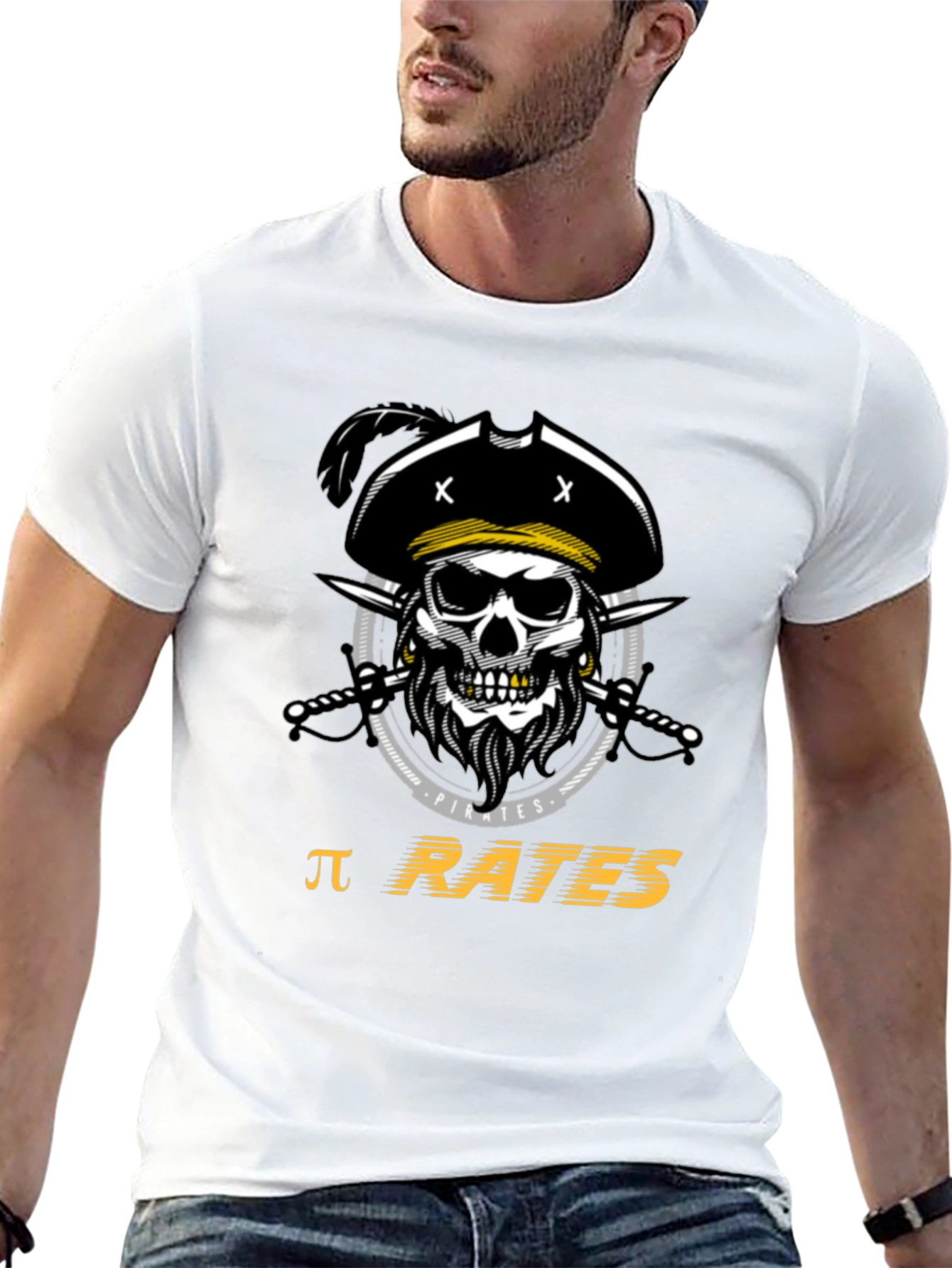 Pi Rates Pirate T-Shirt - Black Cotton Tee