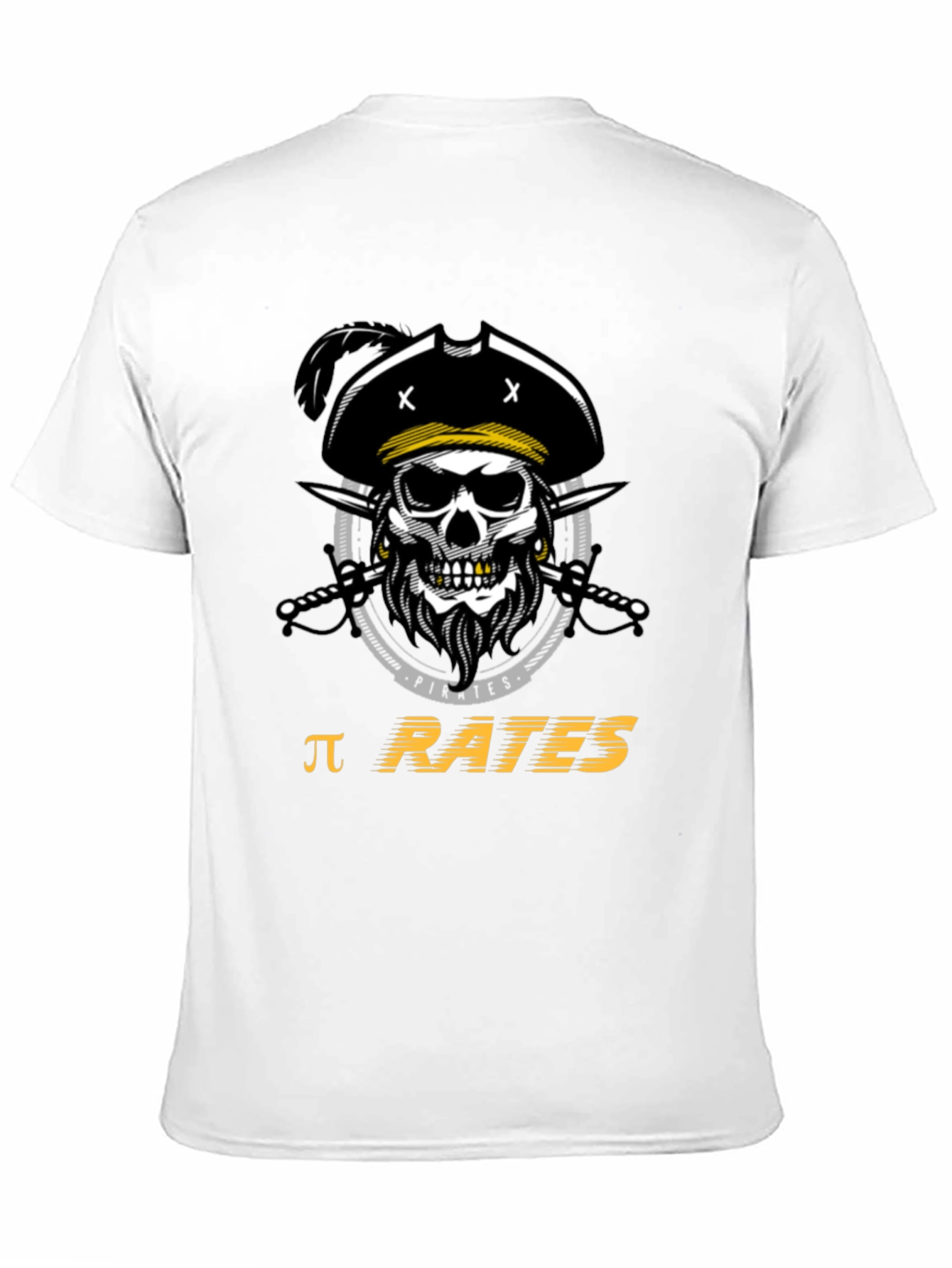 Pi Rates Pirate T-Shirt - Black Cotton Tee
