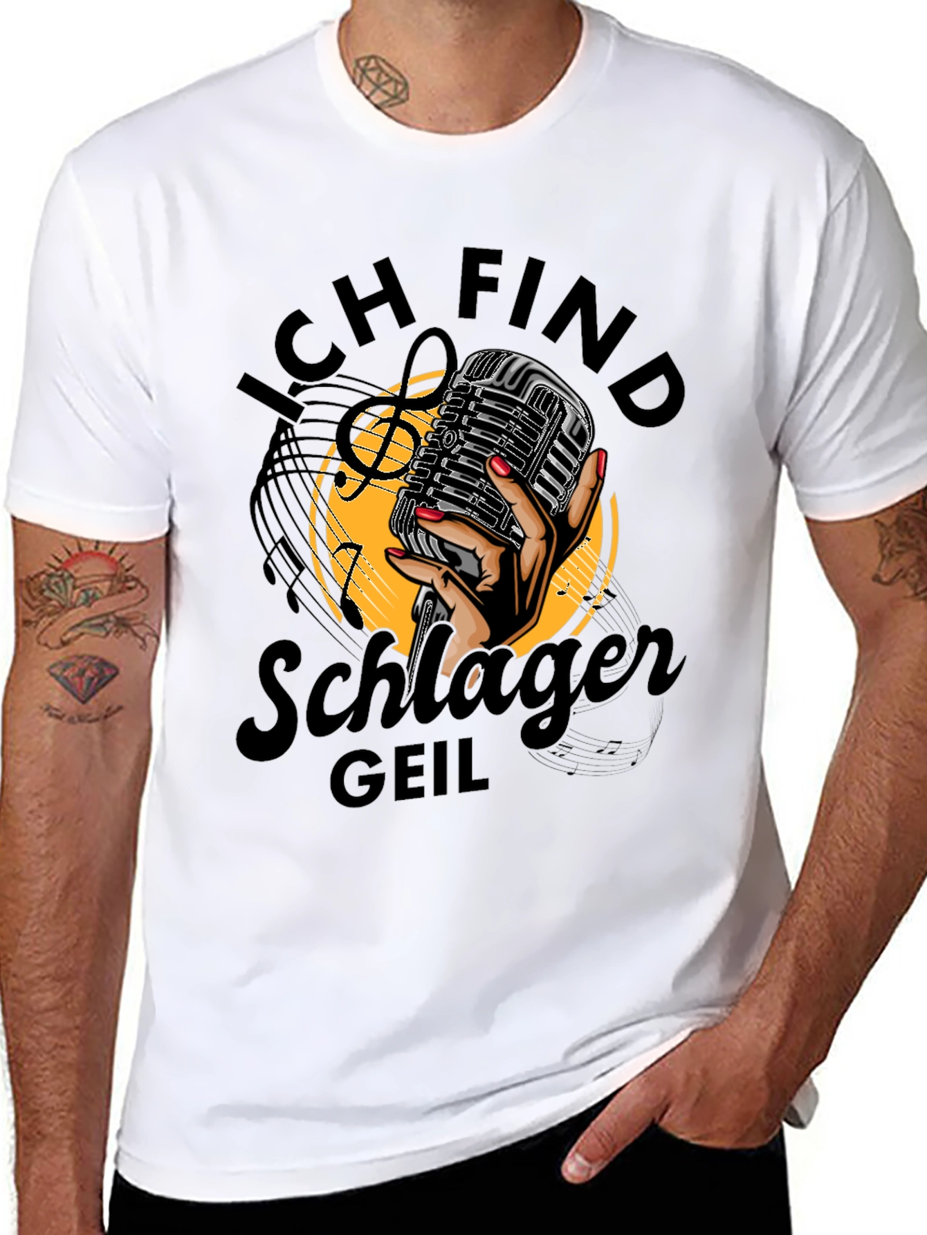 Ich Find Schlager Geil Graphic T-Shirt