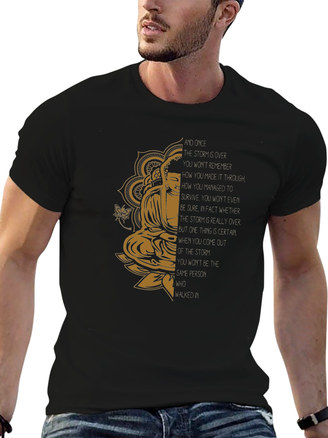 Buddha Wisdom Graphic T-Shirt - Unisex