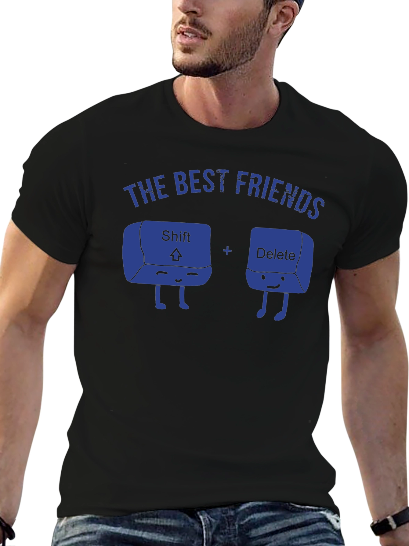 Best Friends Shift and Delete Funny T-Shirt