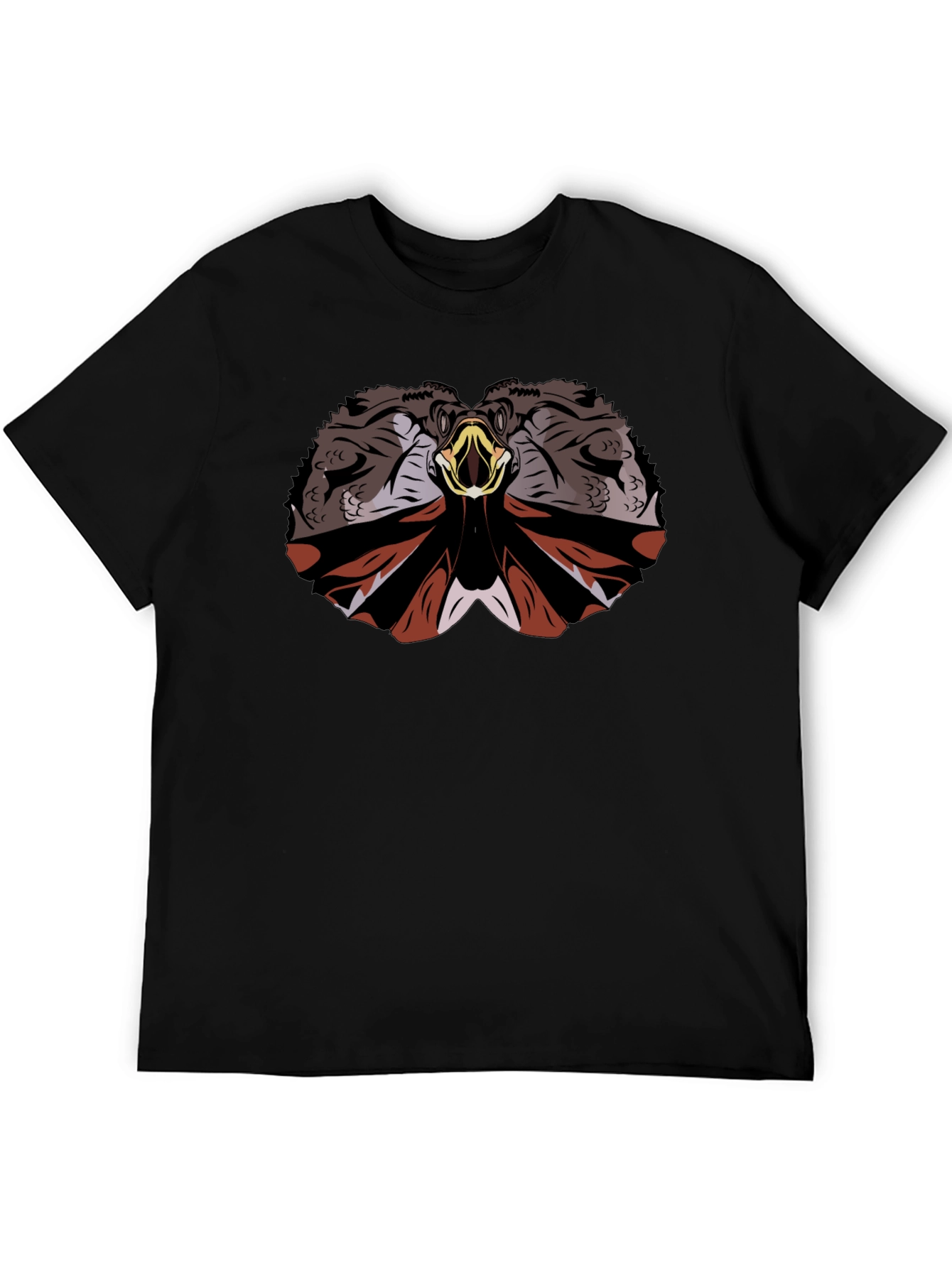 Frilled Lizard Graphic T-Shirt - Black