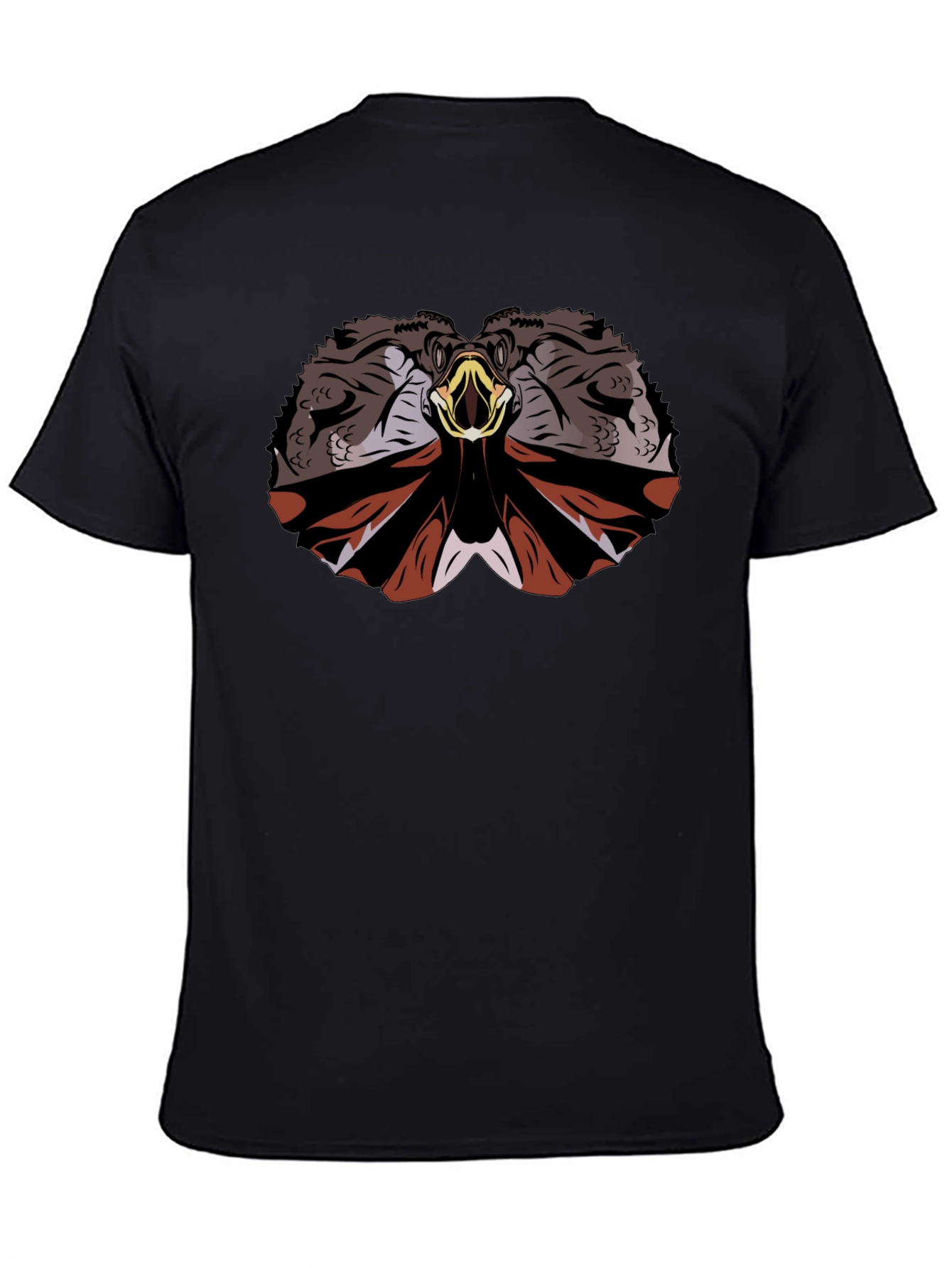 Frilled Lizard Graphic T-Shirt - Black