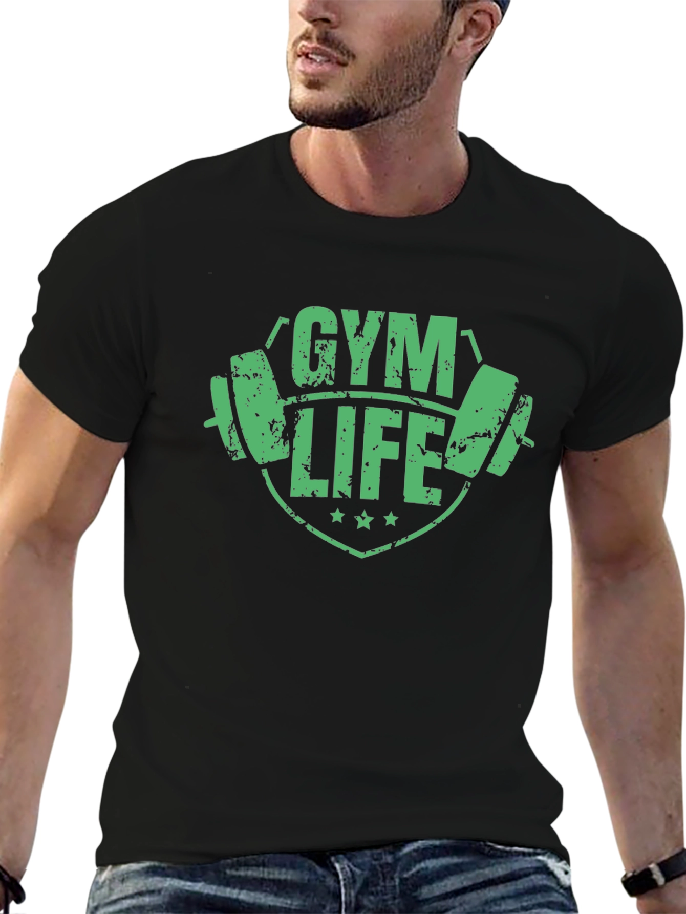 Gym Life Graphic T-Shirt - Fitness Apparel