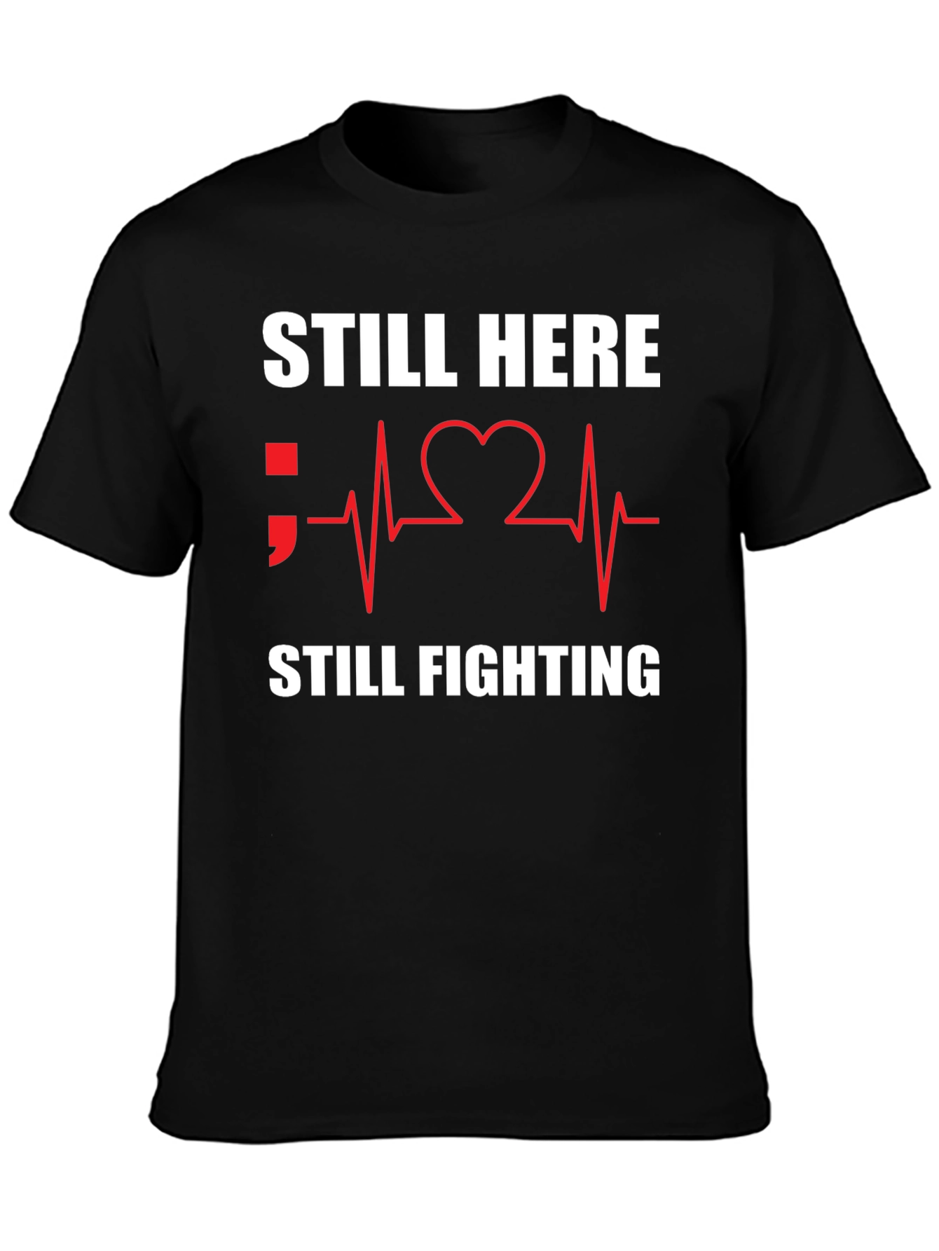 Still Here Still Fighting T-Shirt Black